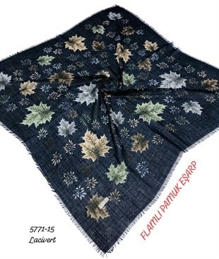 Flamlı Pamuk Eşarp