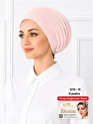 Lüks Penye Bağlamalı Bone