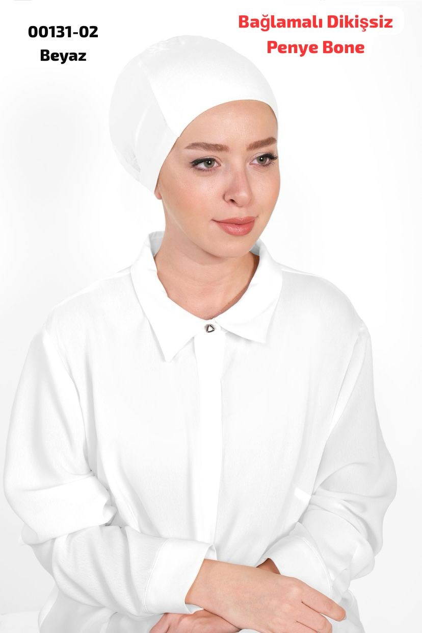 00131 Dikişsiz Penye Bone Bağlamalı