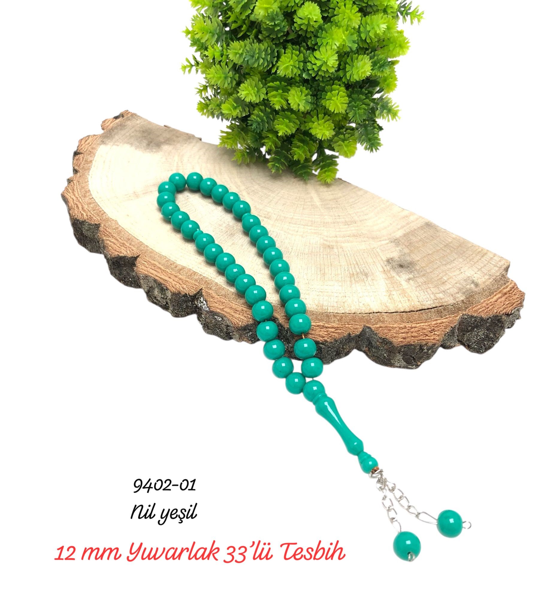 12 mm 33'lü Erkek Tesbih