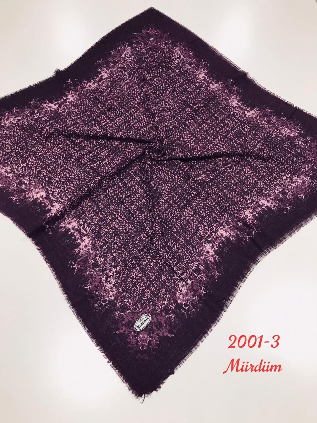 2001 Flamlı Pamuk Eşarp