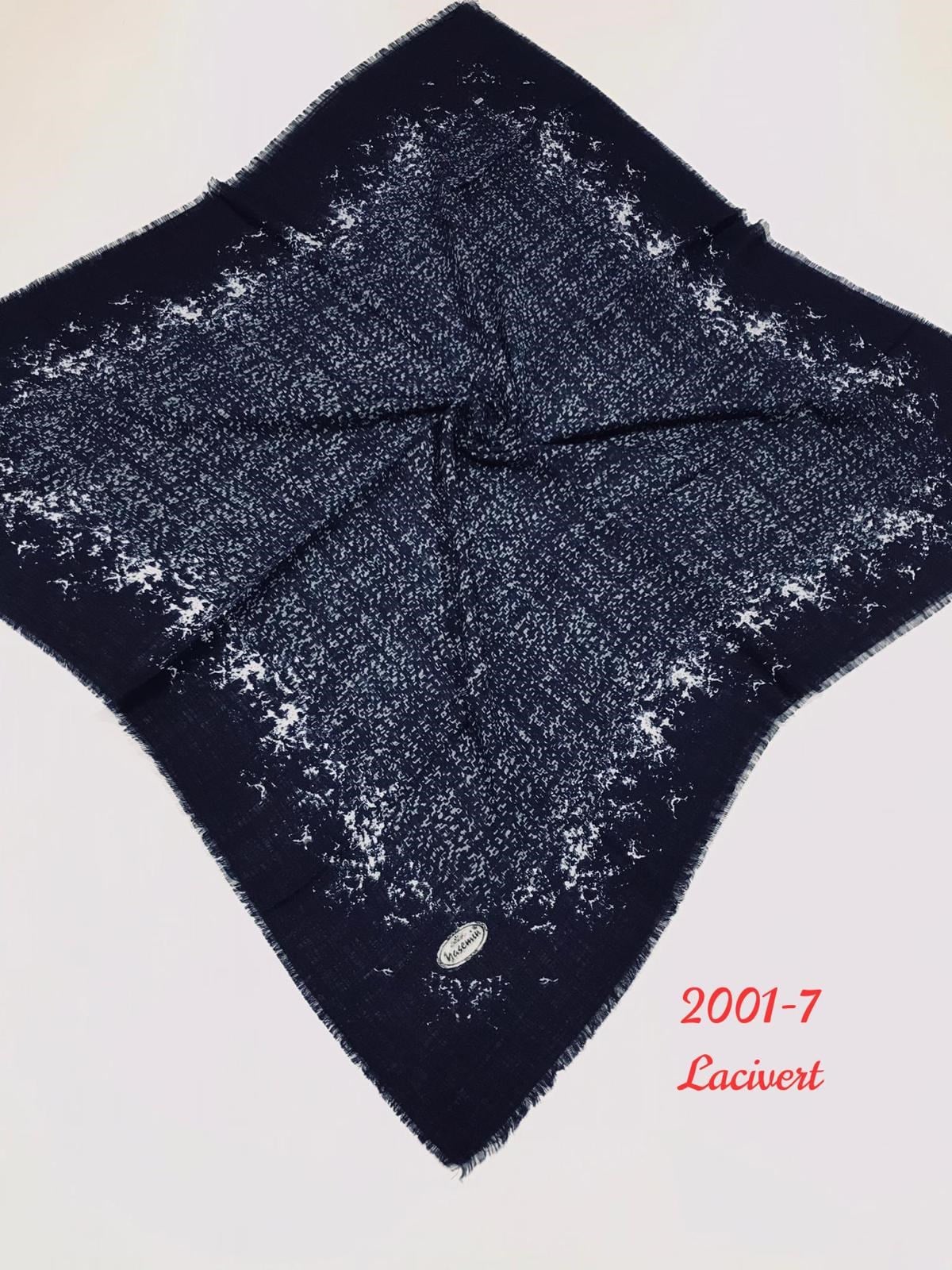 2001 Flamlı Pamuk Eşarp