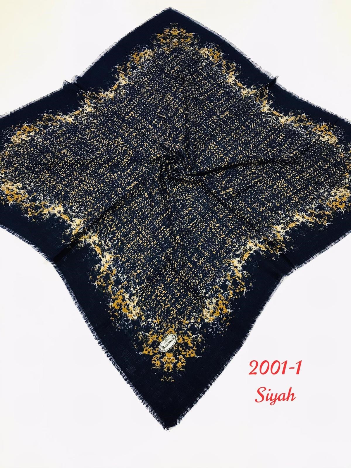 2001 Flamlı Pamuk Eşarp