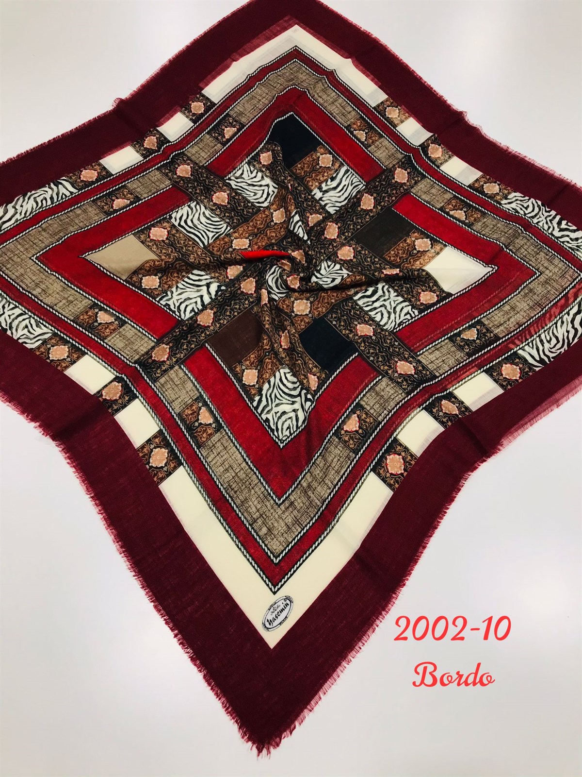 2002 Flamlı Pamuk Eşarp