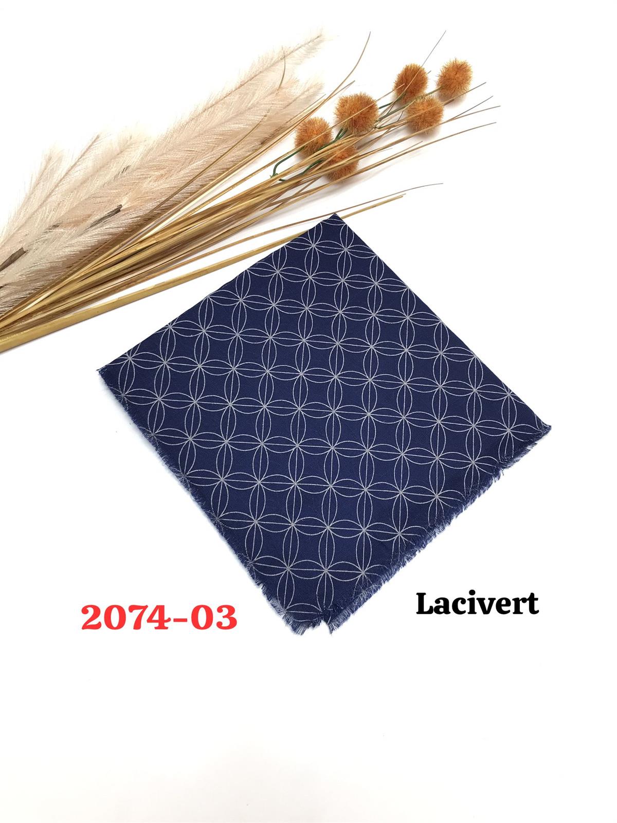 2074 Flamlı Pamuk Eşarp