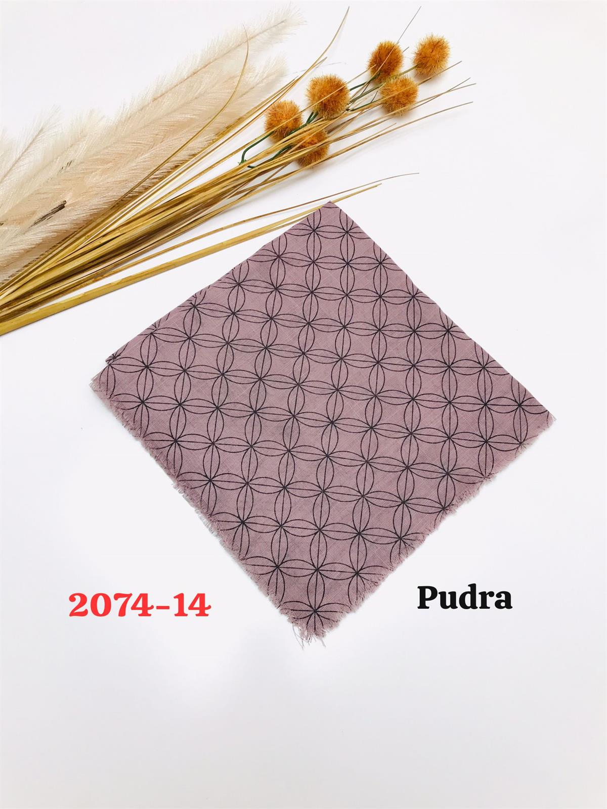 2074 Flamlı Pamuk Eşarp