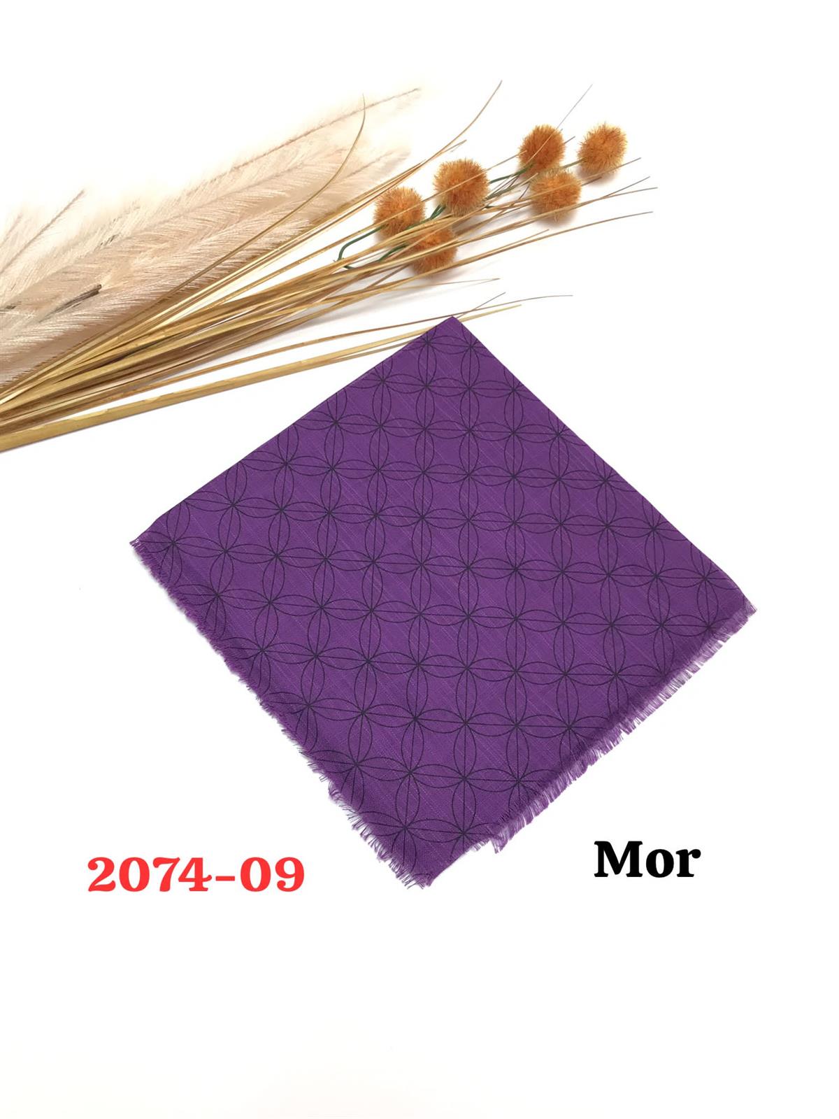 2074 Flamlı Pamuk Eşarp