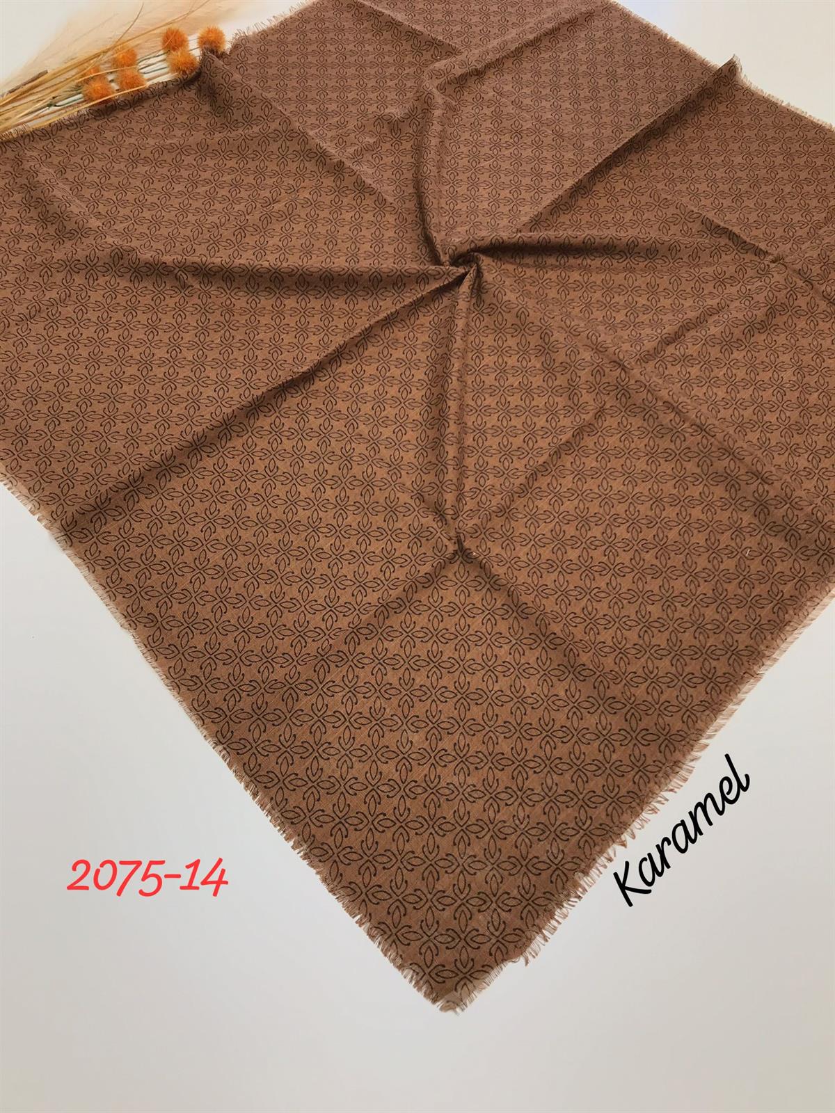 2075 Flamlı Pamuk Eşarp