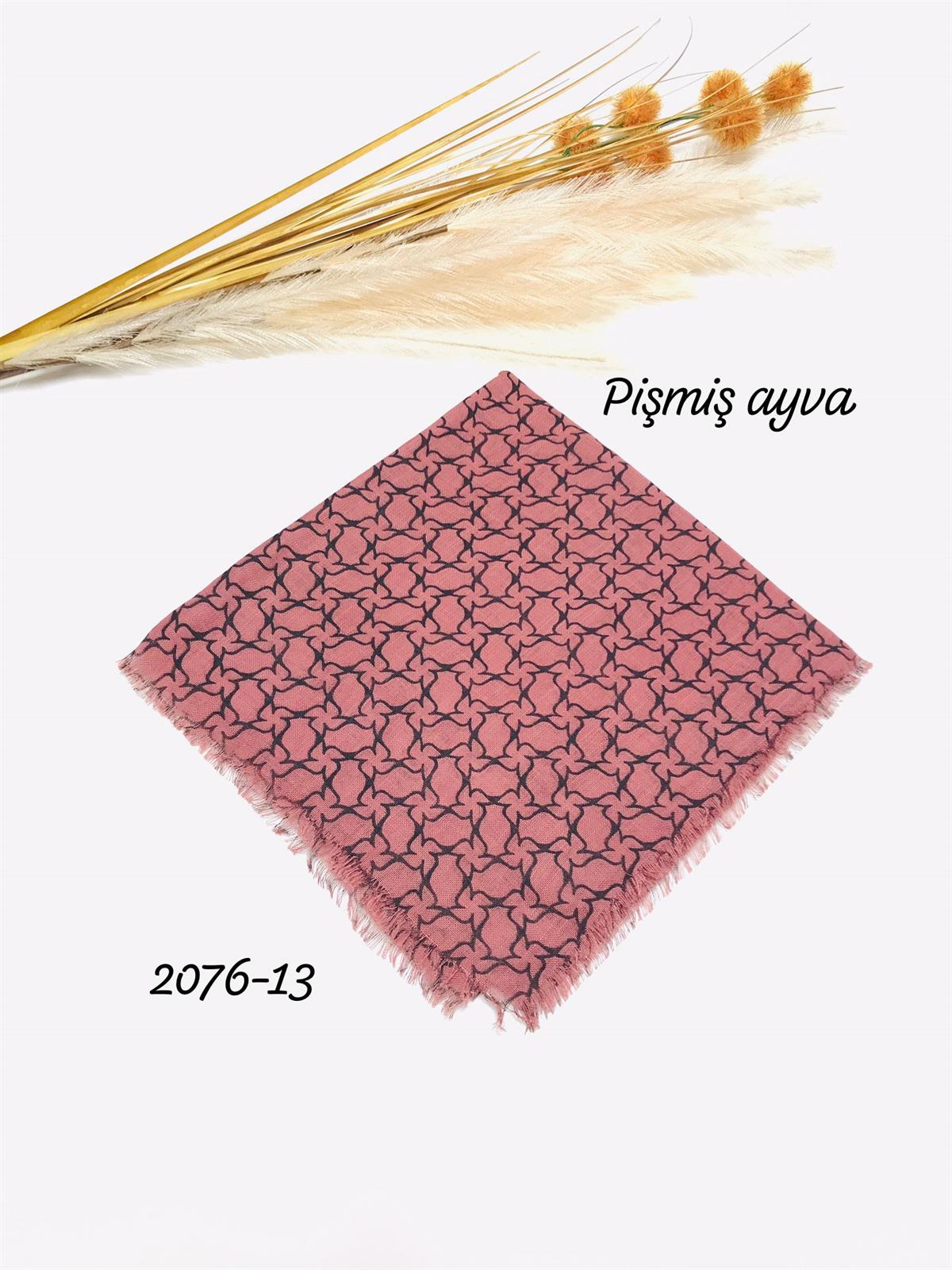 2076 Flamlı Pamuk Eşarp