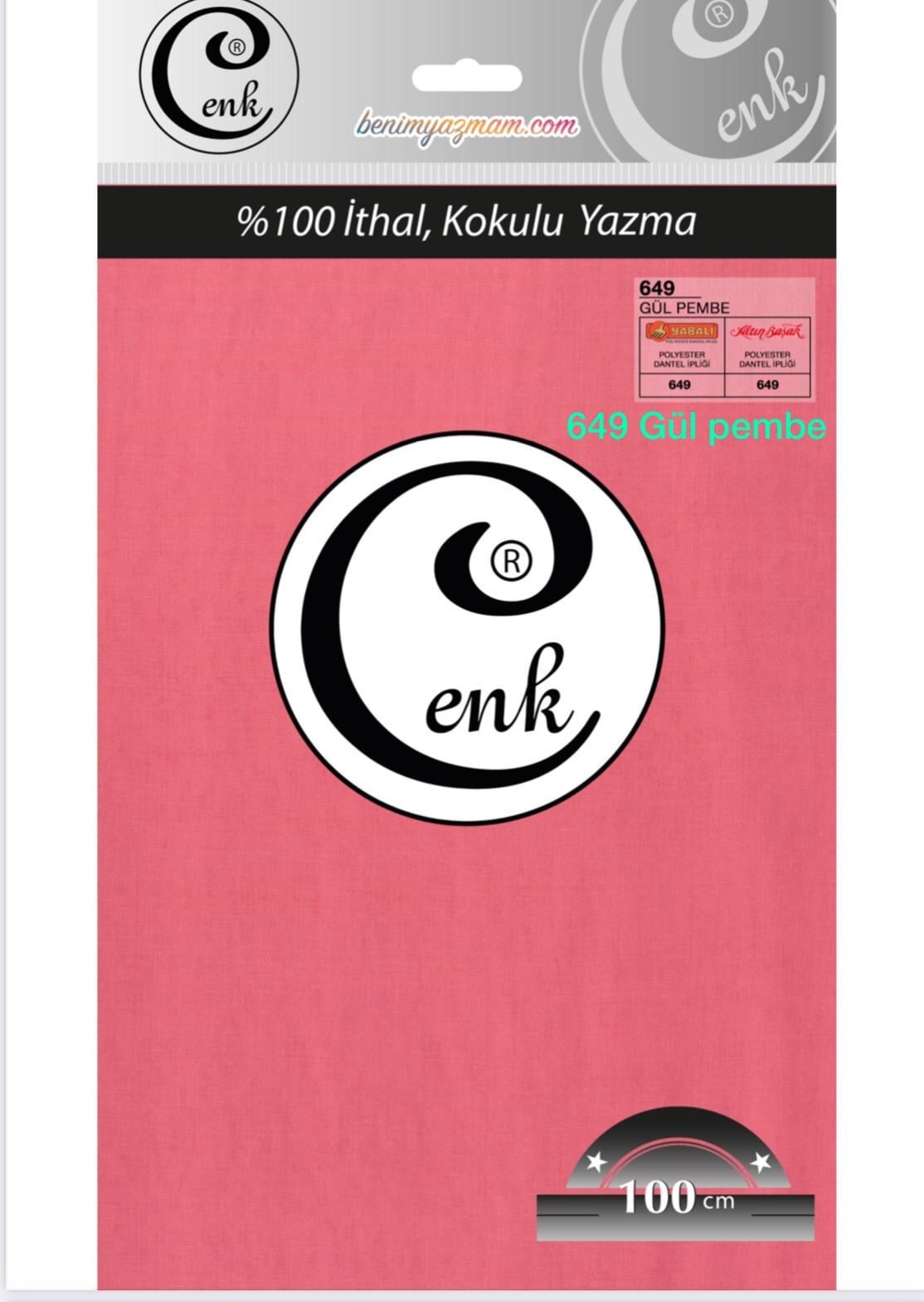 3001 Cenk 100 Cm Düz Poşetli Yazma