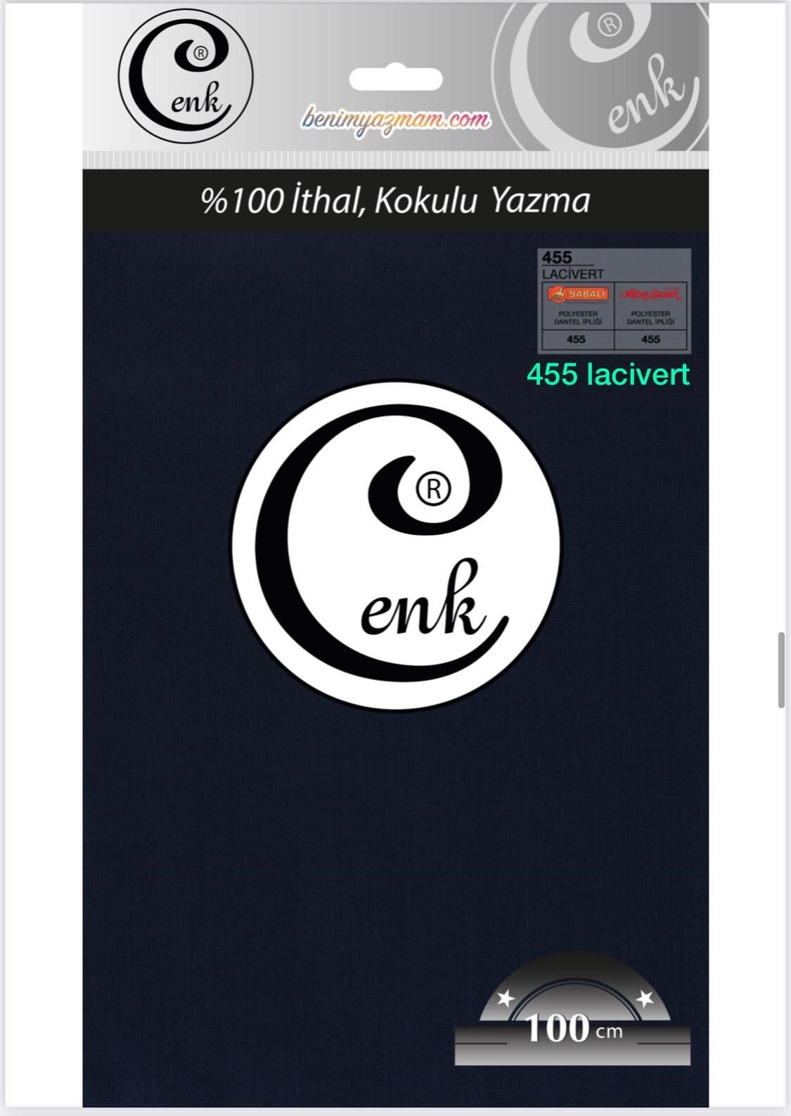 3001 Cenk 100 Cm Düz Poşetli Yazma
