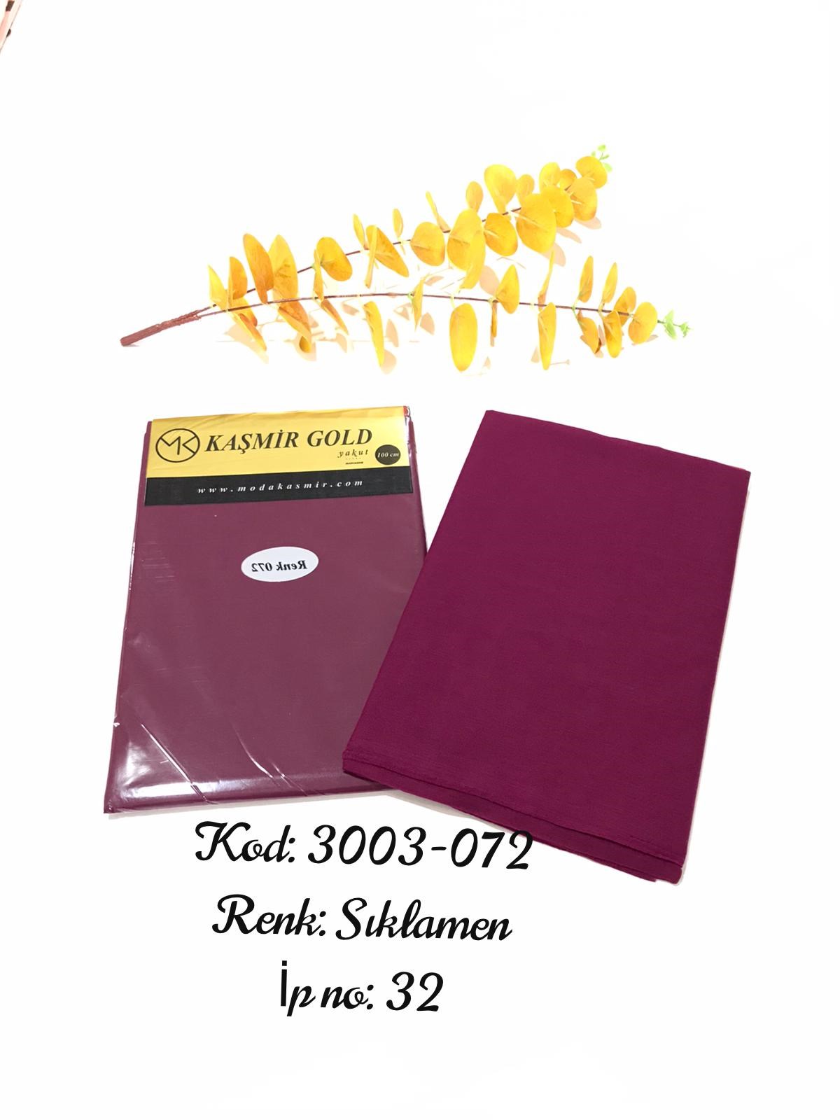 3003 Poşetli Kaşmir 100 Cm Düz Yazma