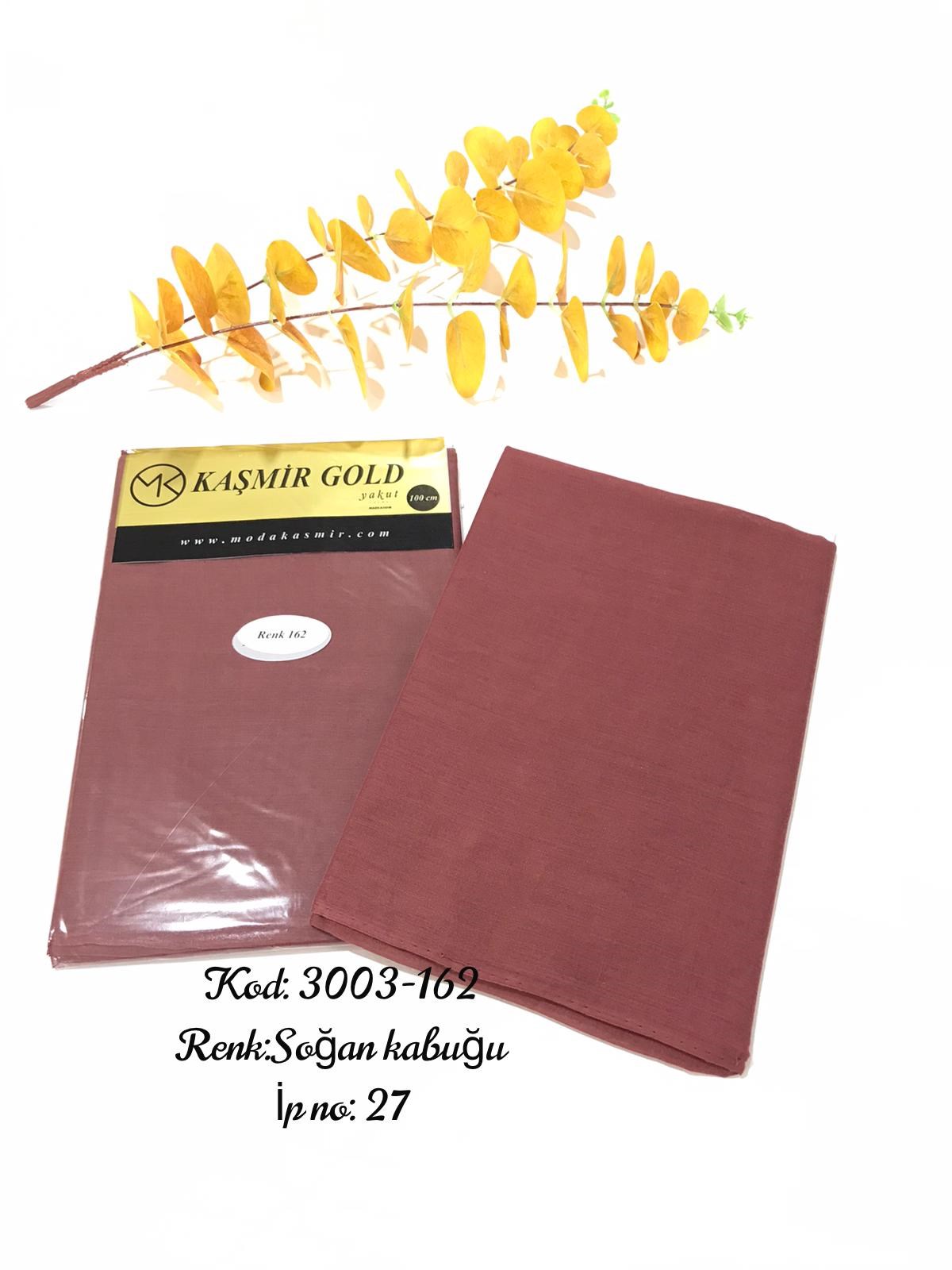 3003 Poşetli Kaşmir 100 Cm Düz Yazma