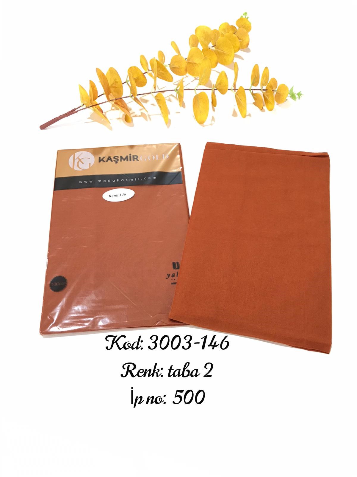 3003 Poşetli Kaşmir 100 Cm Düz Yazma
