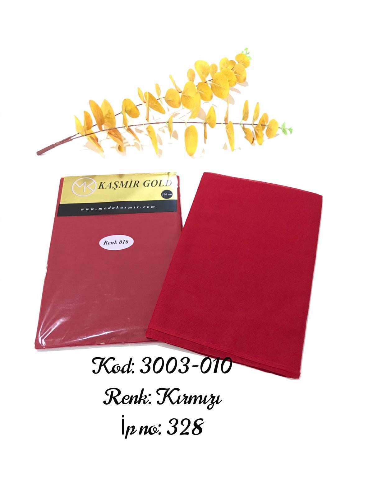 3003 Poşetli Kaşmir 100 Cm Düz Yazma