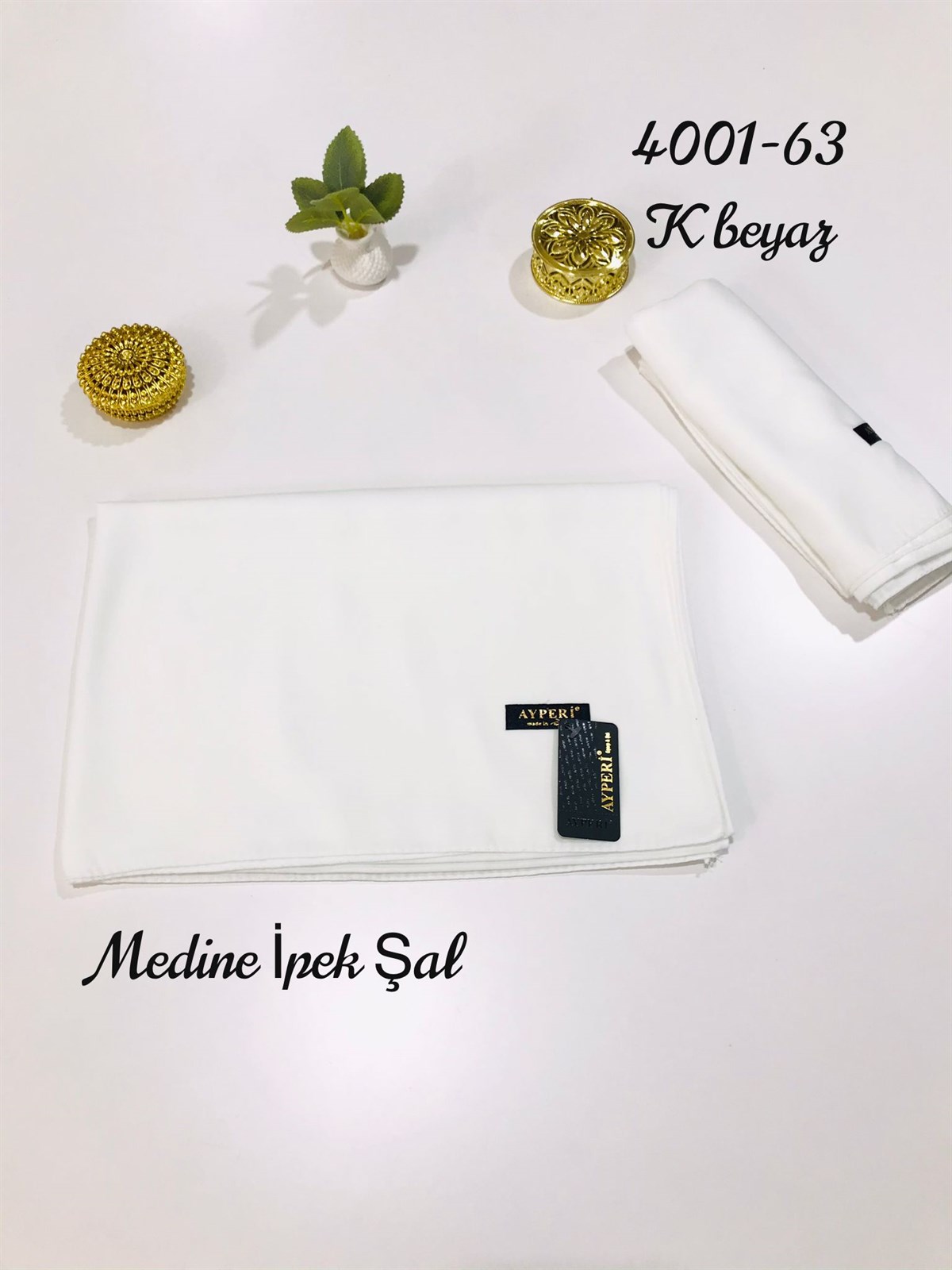 4001 Medine ipek Şal 75X195