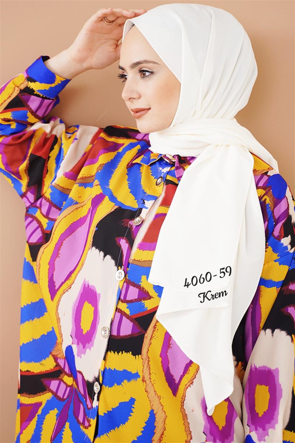 4060 Pamuk Cazz Şal