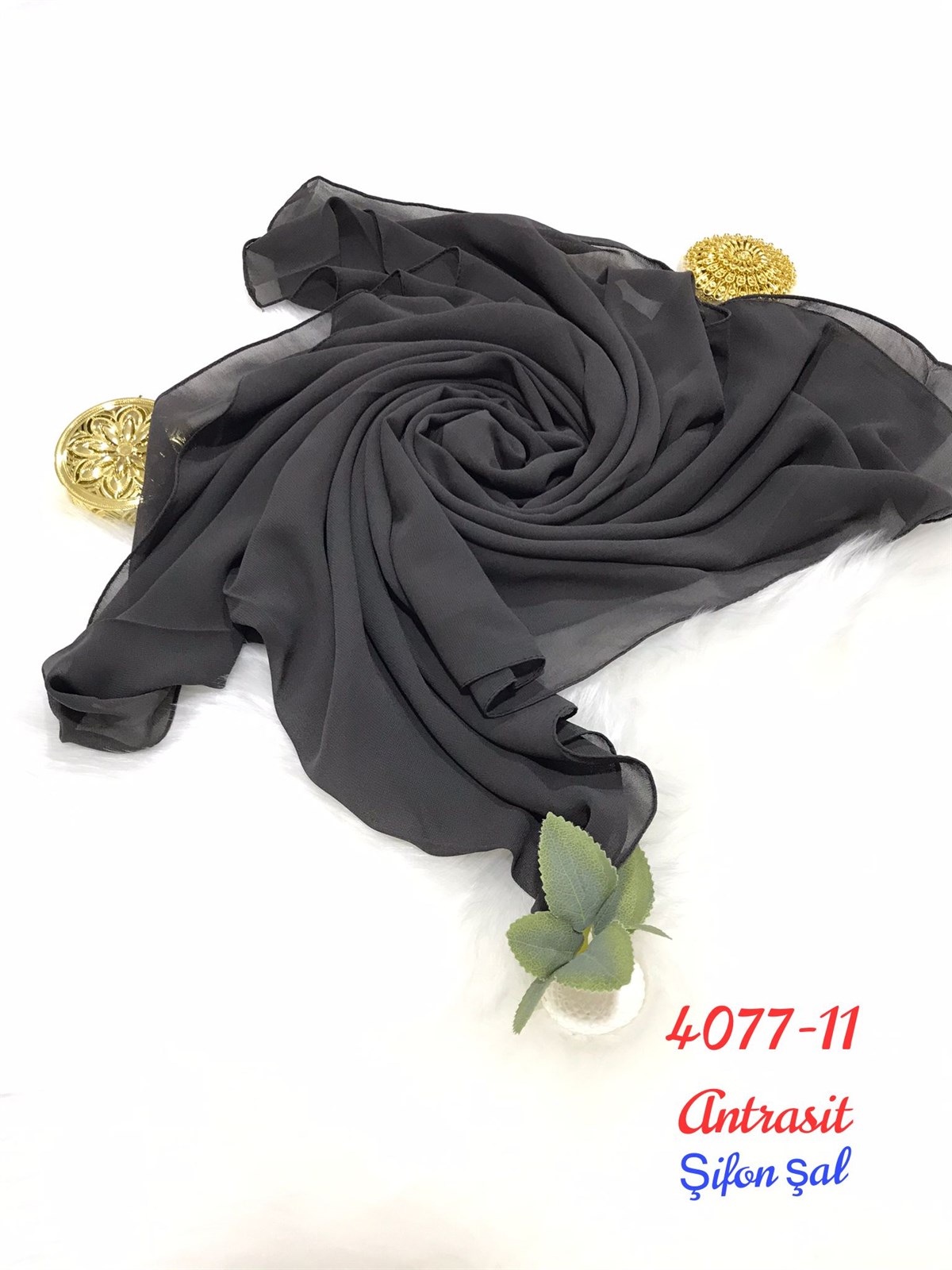 4077 Multi Şifon Şal