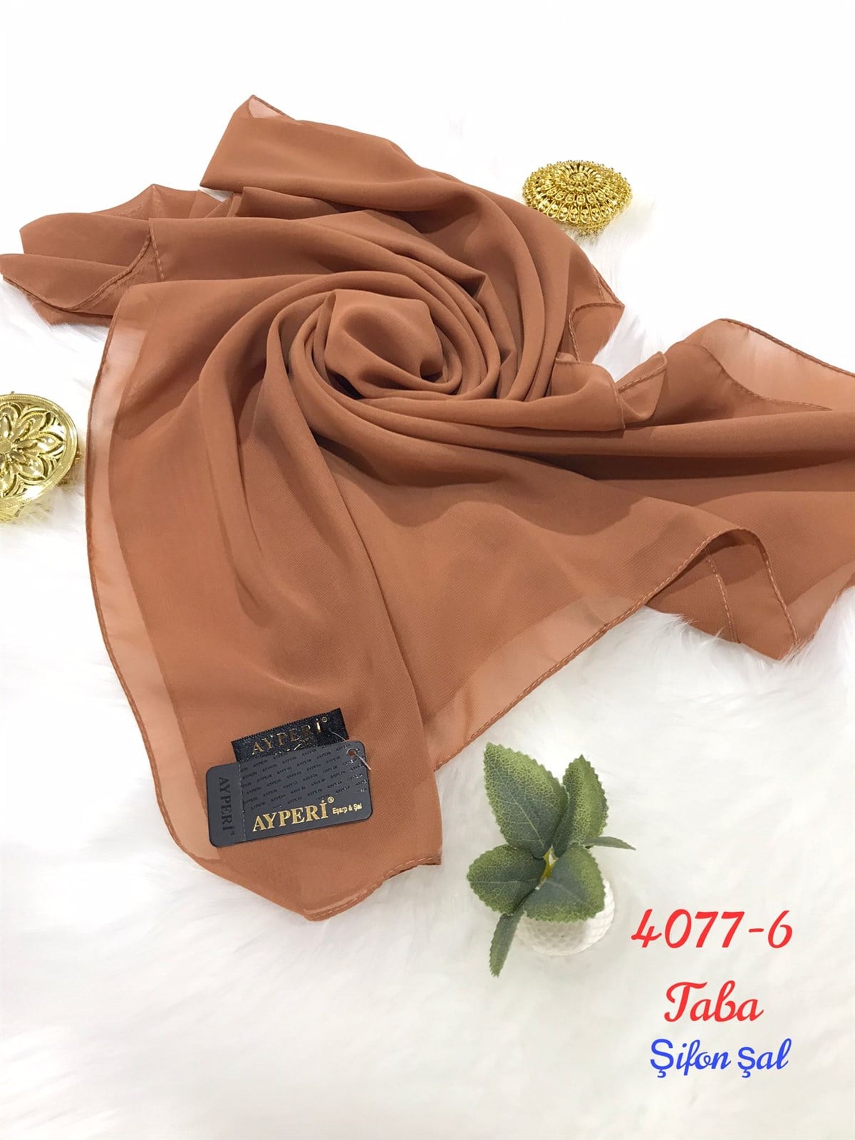 4077 Multi Şifon Şal
