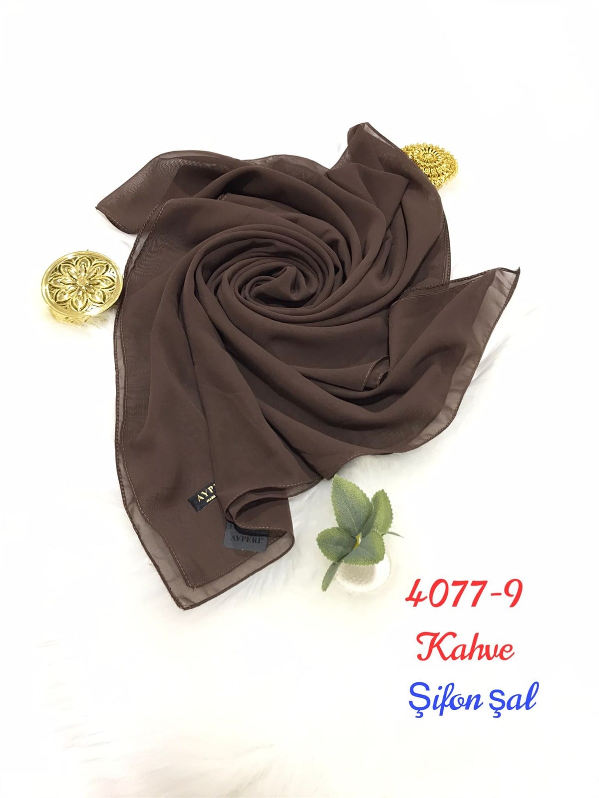 4077 Multi Şifon Şal