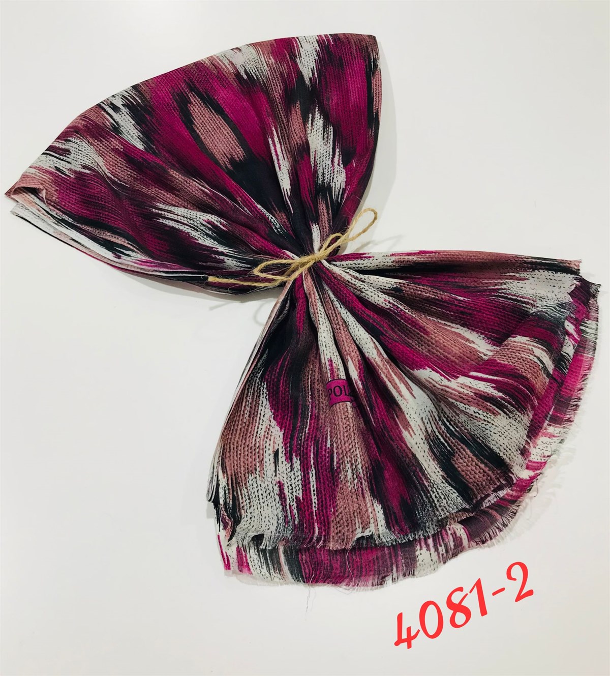 4081 Poloist Desenli  Şal