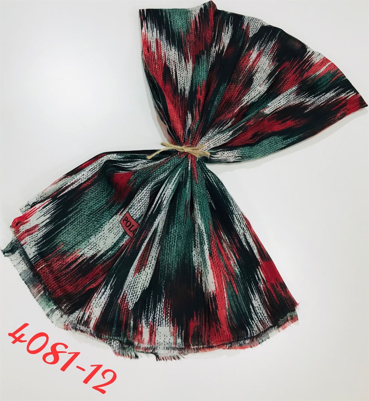 4081 Poloist Desenli  Şal