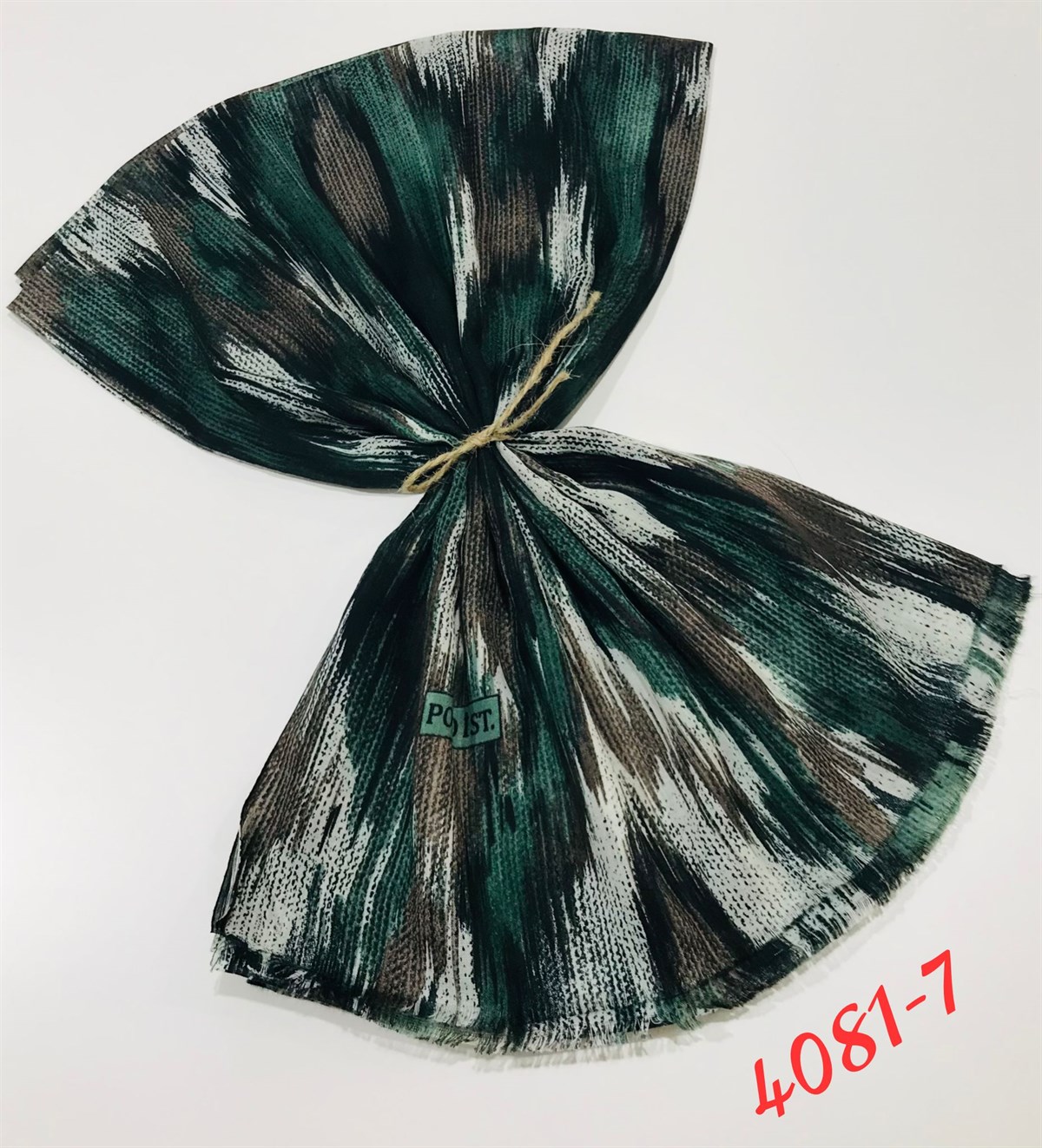4081 Poloist Desenli  Şal