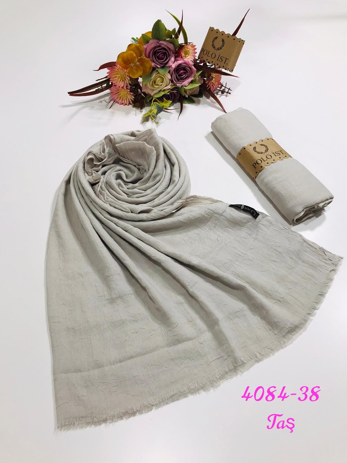 4084 Bambu Kraş Şal