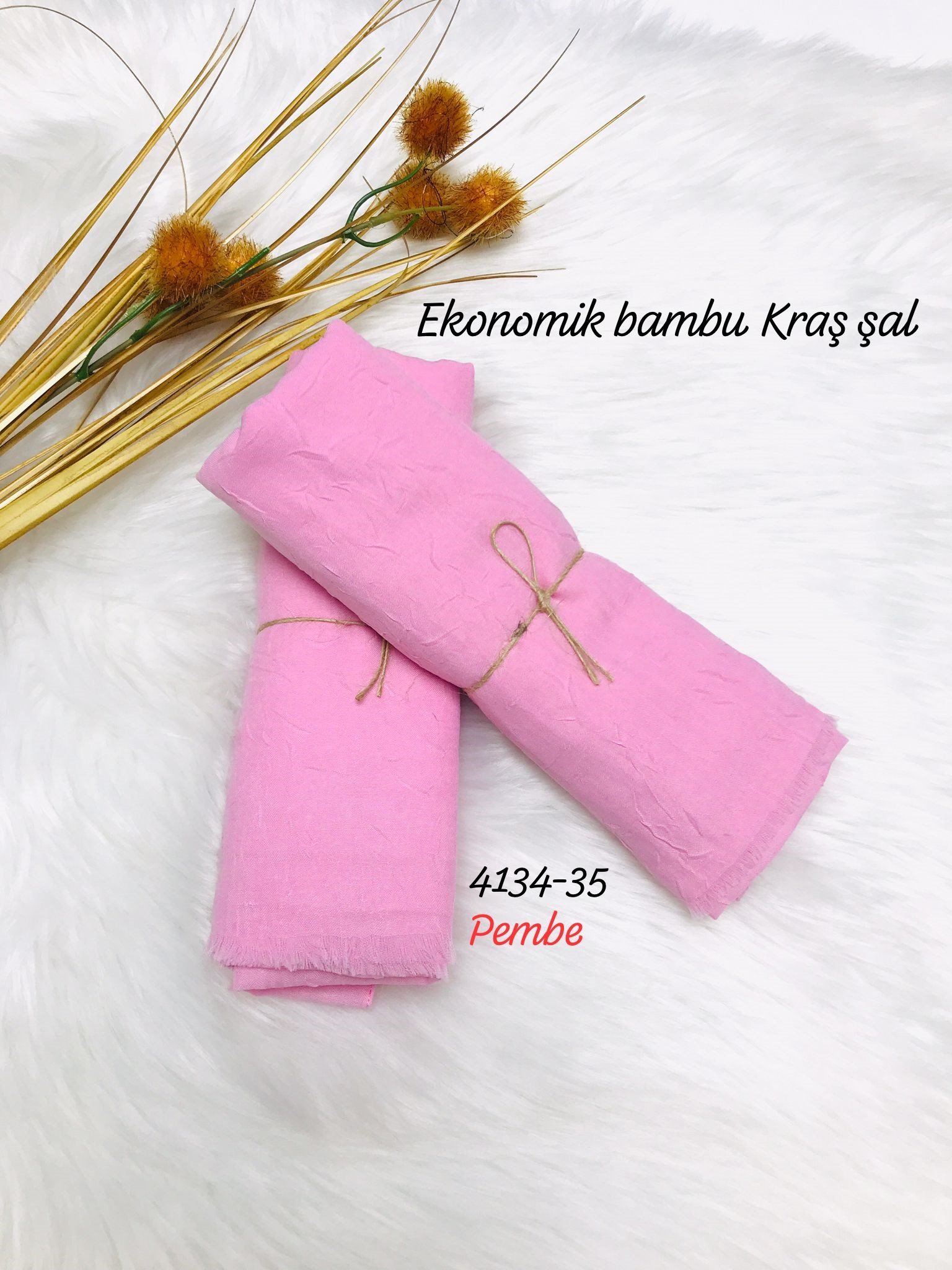 4131 Lüks Bambu Kraş Şal