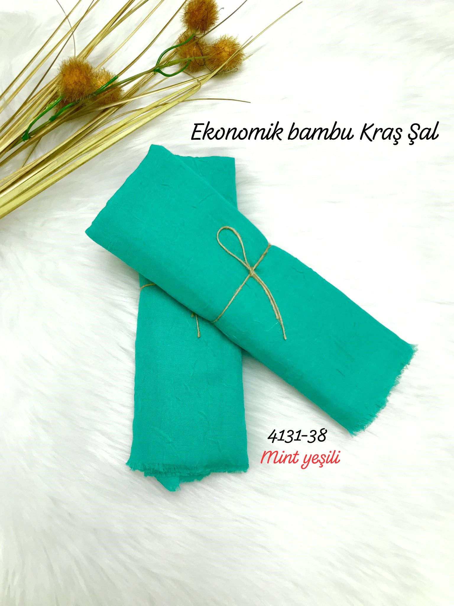 4131 Lüks Bambu Kraş Şal