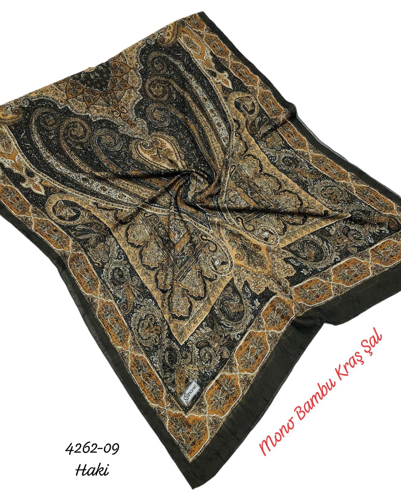 4262 Mono Bambu Kraş Şal