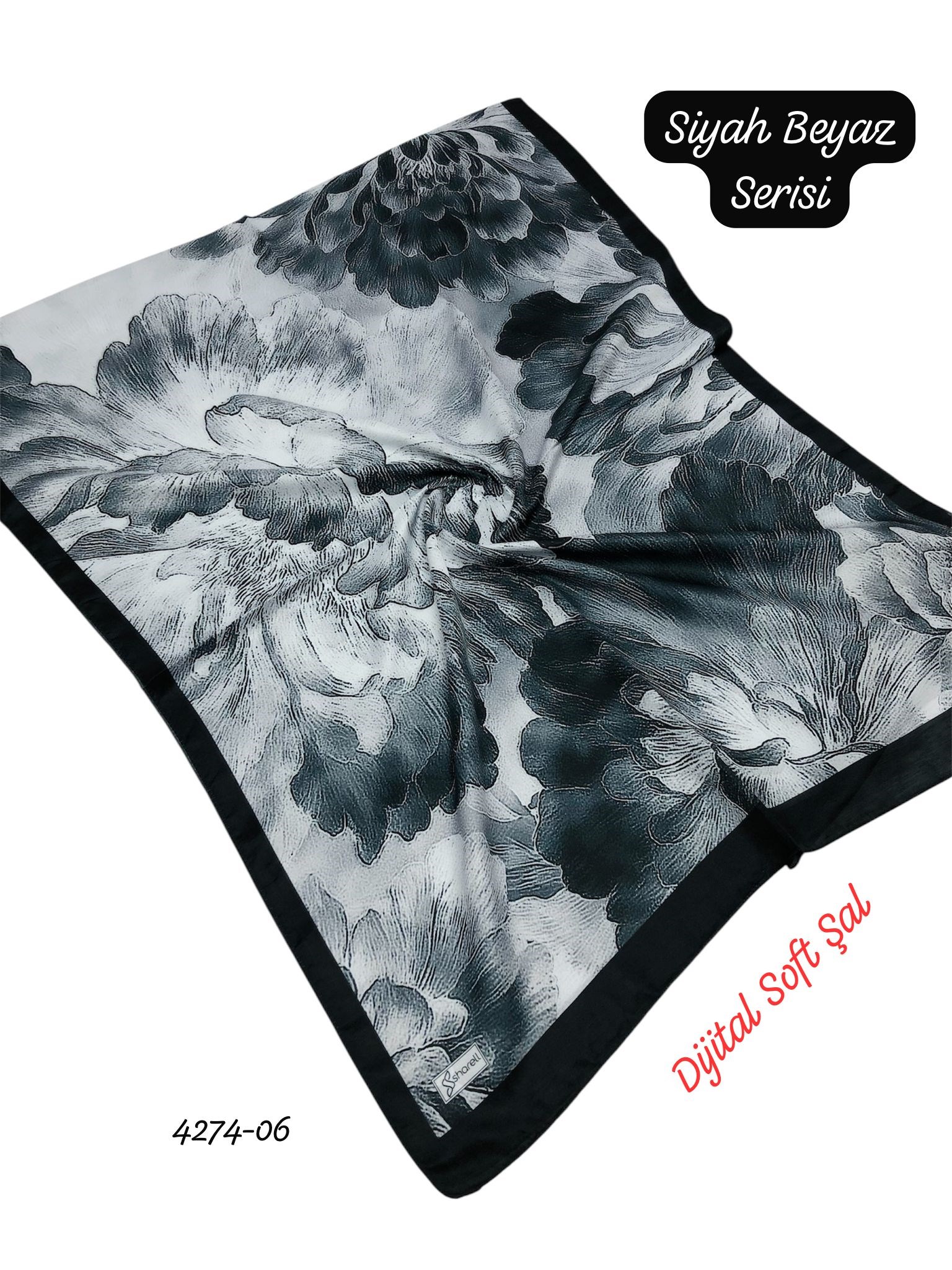 4274 Dijital Soft Şal