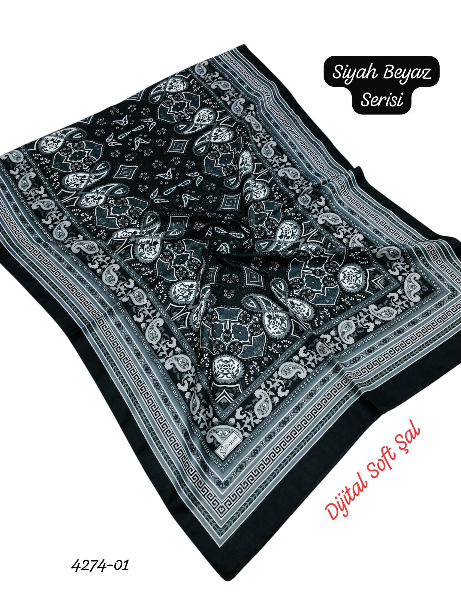 4274 Dijital Soft Şal