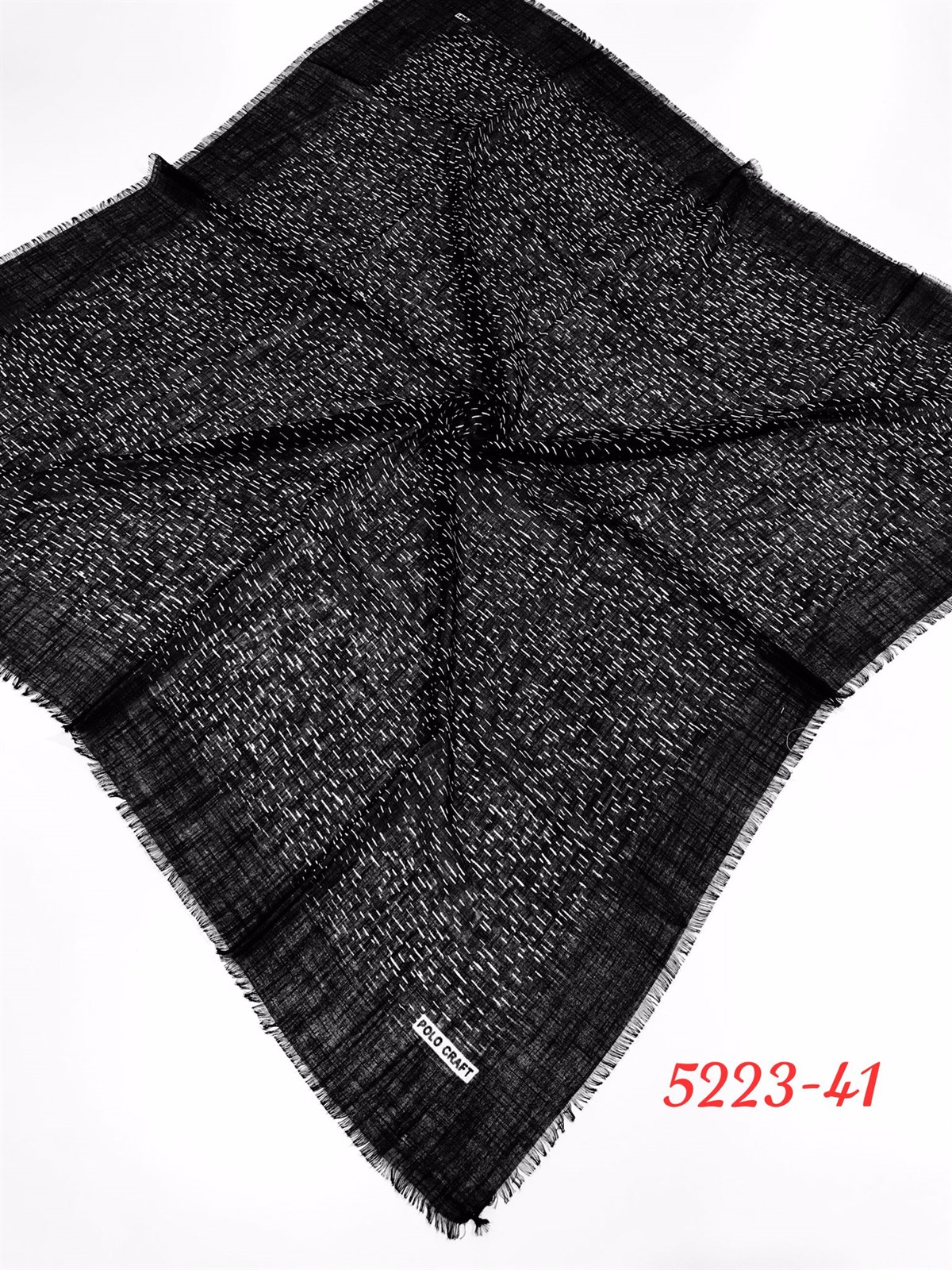 5223 Flamlı Pamuk Eşarp