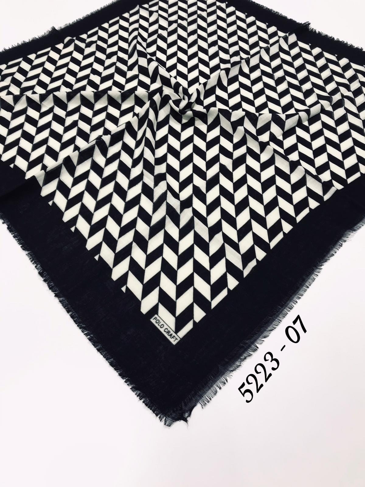 5223 Flamlı Pamuk Eşarp