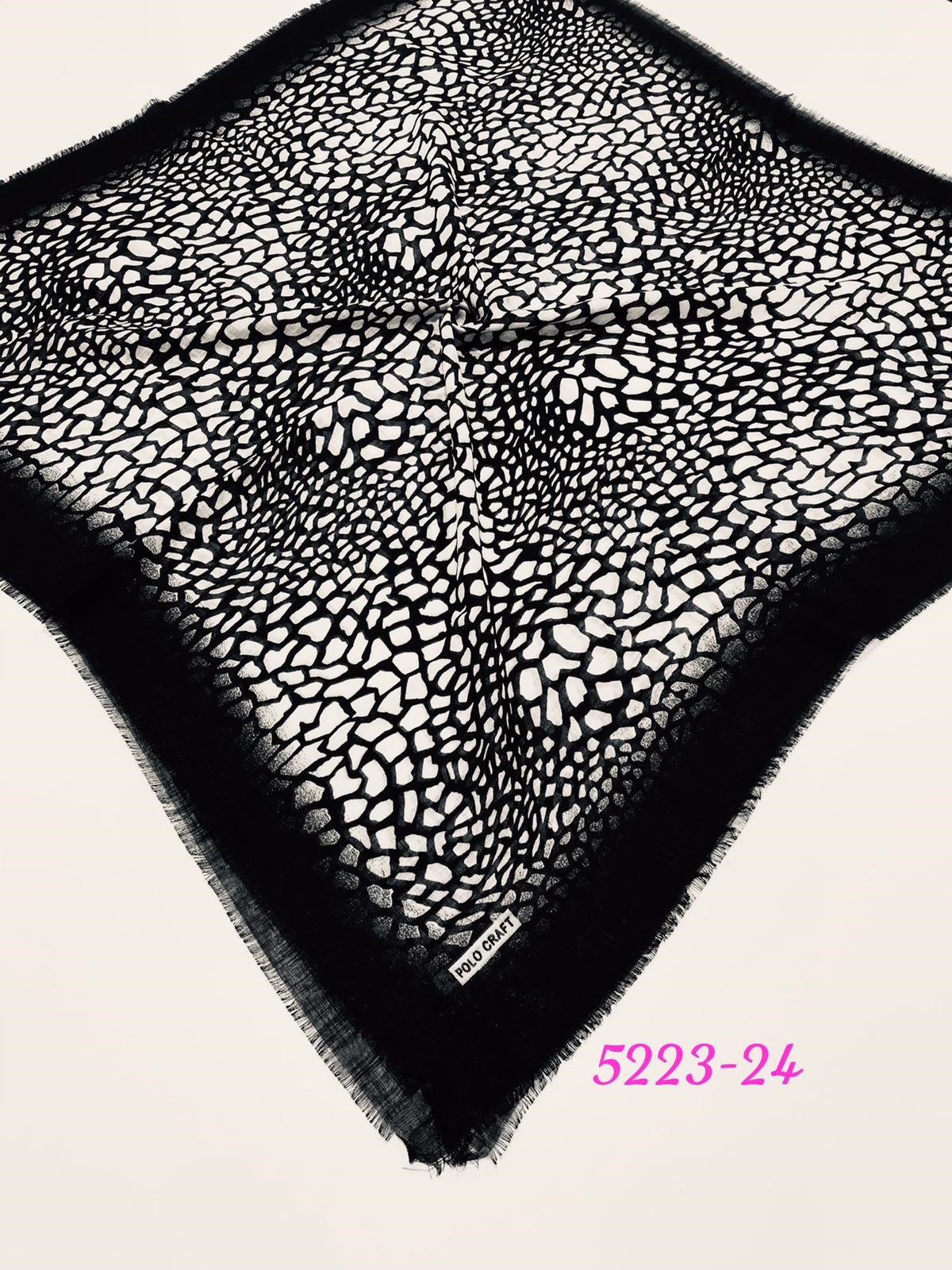 5223 Flamlı Pamuk Eşarp
