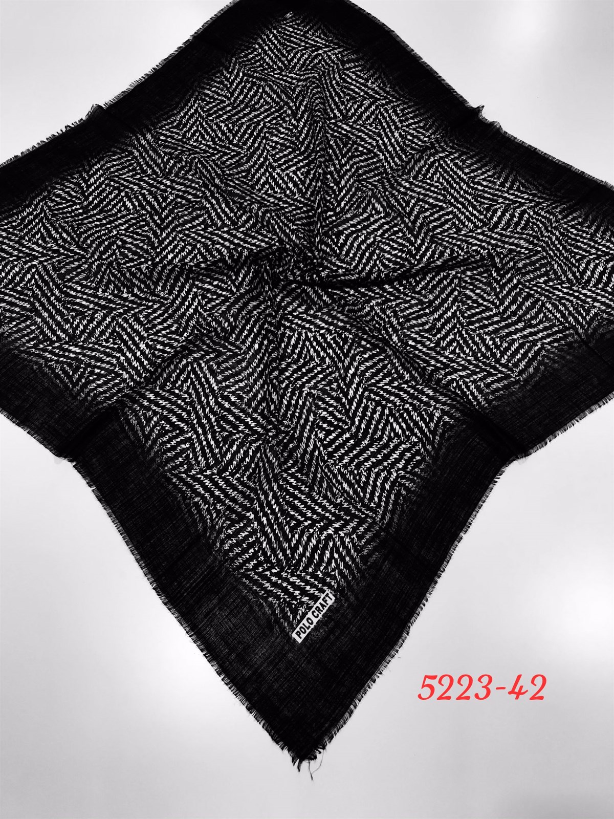 5223 Flamlı Pamuk Eşarp