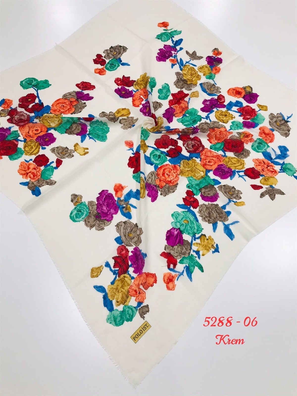 5288 Dimi Flamlı Poloist Eşarp