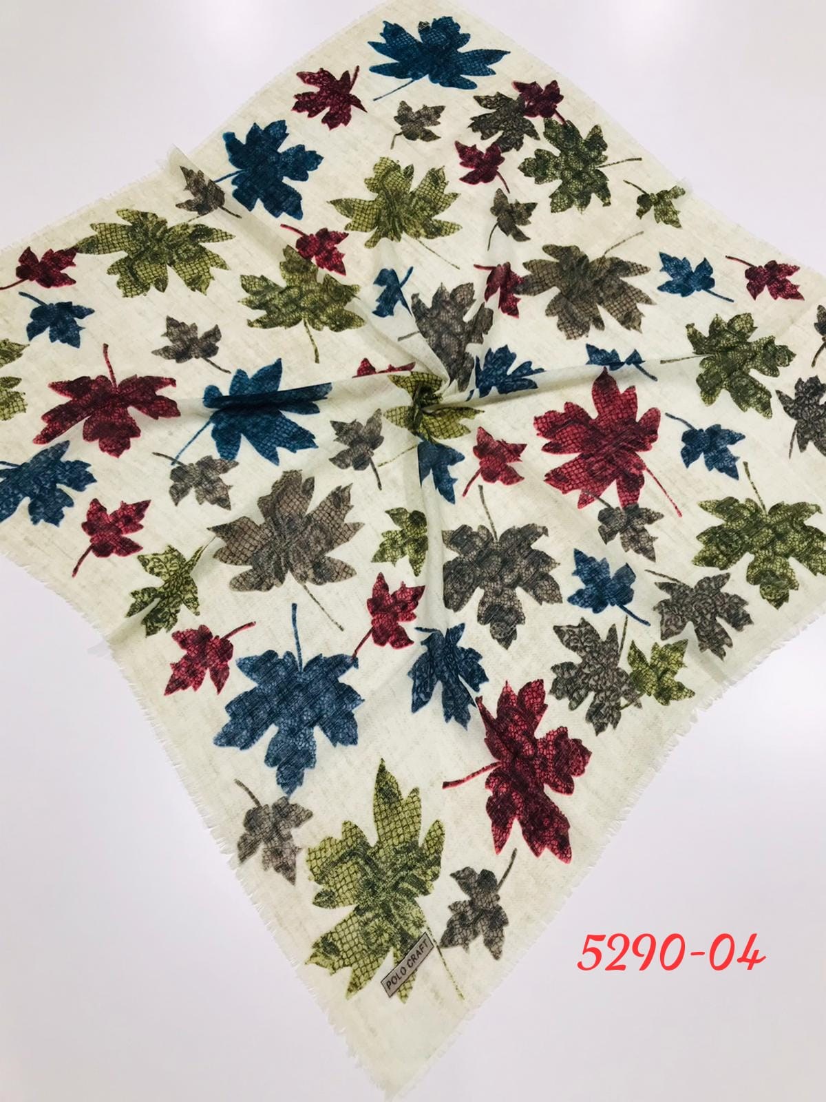 5290 Flamlı Pamuk Eşarp