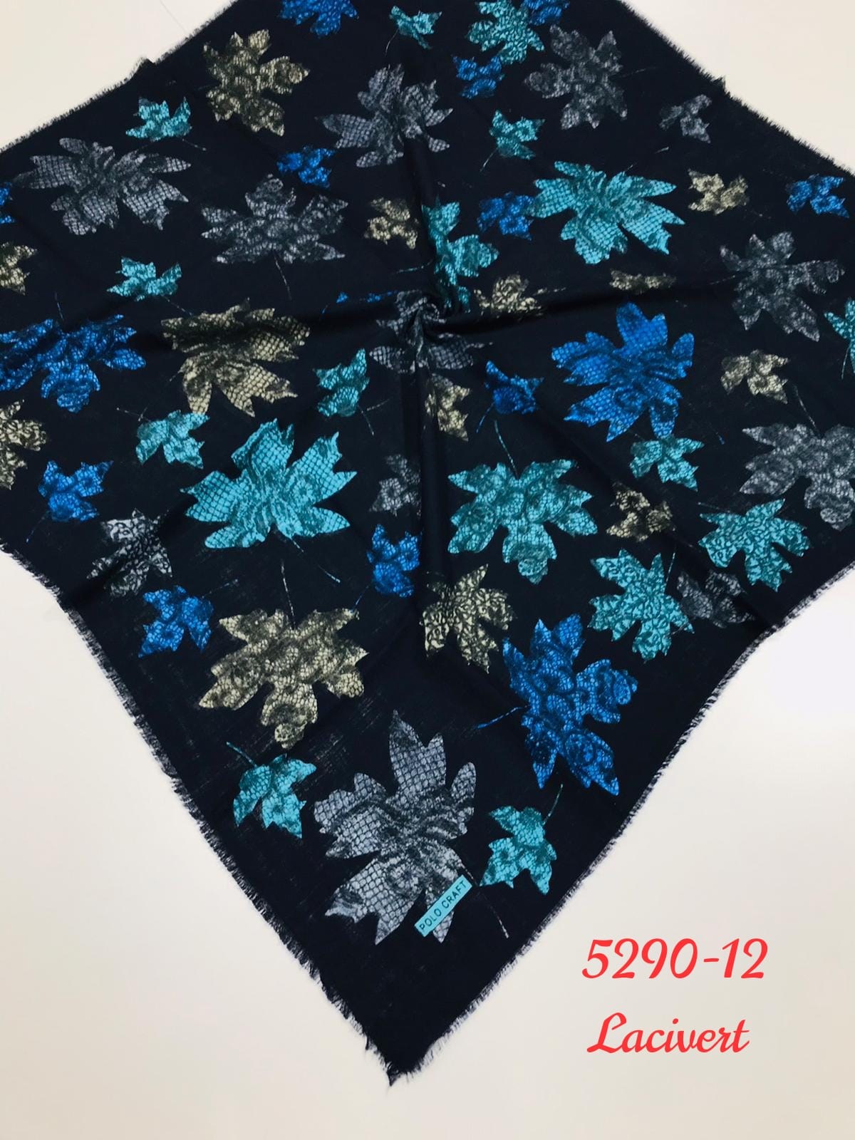 5290 Flamlı Pamuk Eşarp