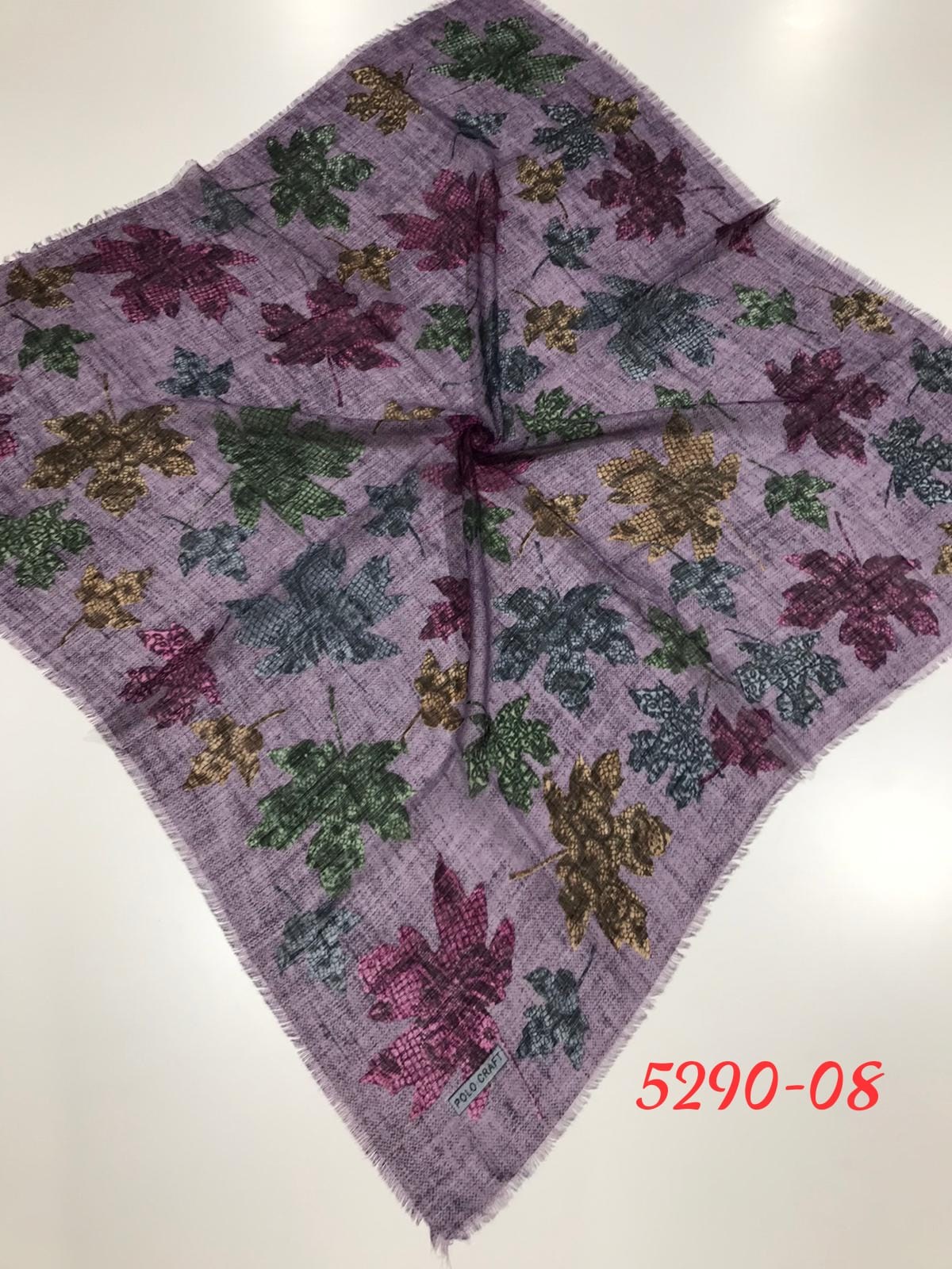 5290 Flamlı Pamuk Eşarp