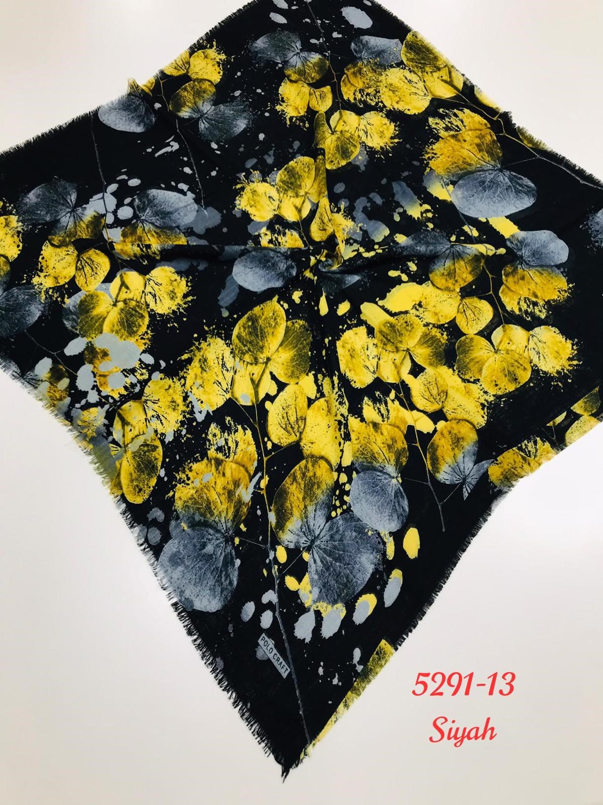 5291 Flamlı Pamuk Eşarp