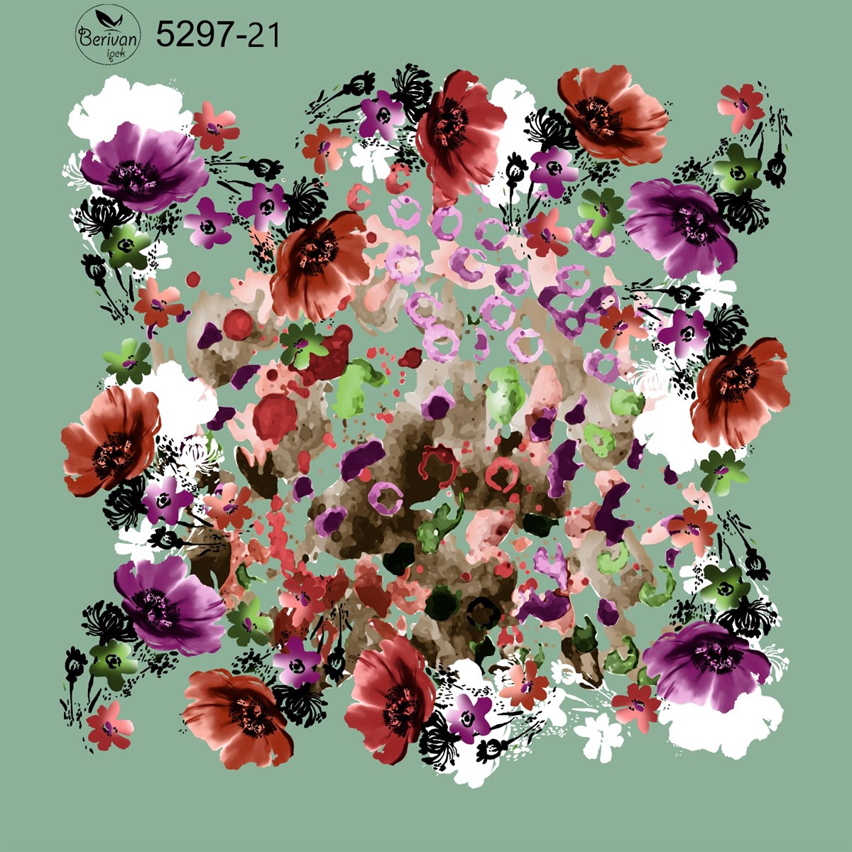 5297 Oyalık Polester yazma