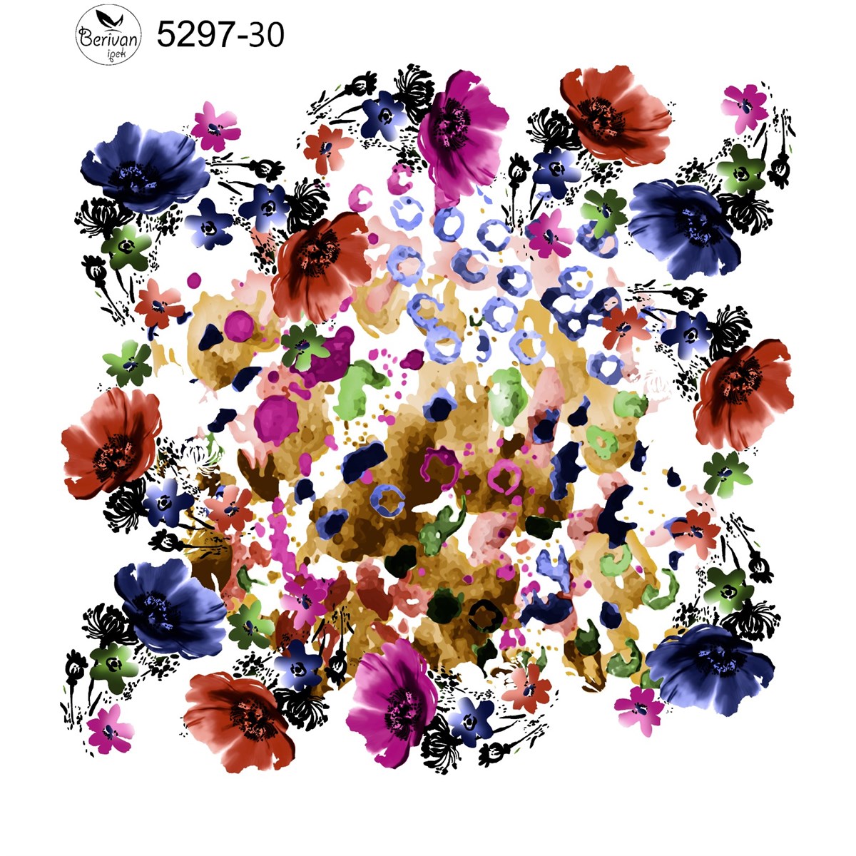 5297 Oyalık Polester yazma