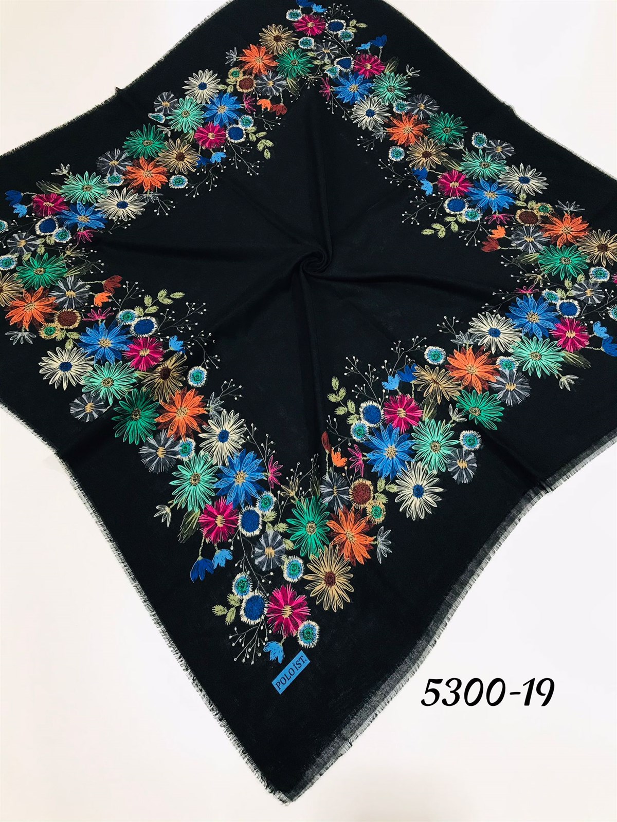 5300 Dimi Flamlı Poloist Eşarp