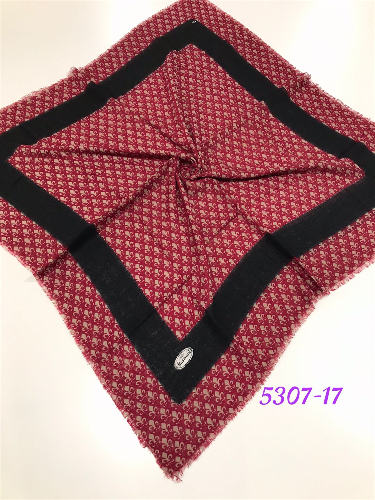 5307 Flamlı Pamuk Eşarp