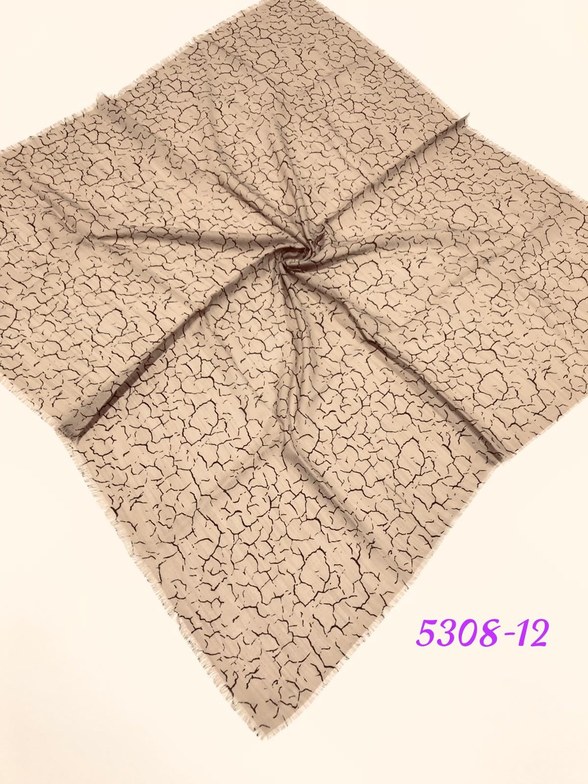 5308 Flamlı Pamuk Eşarp