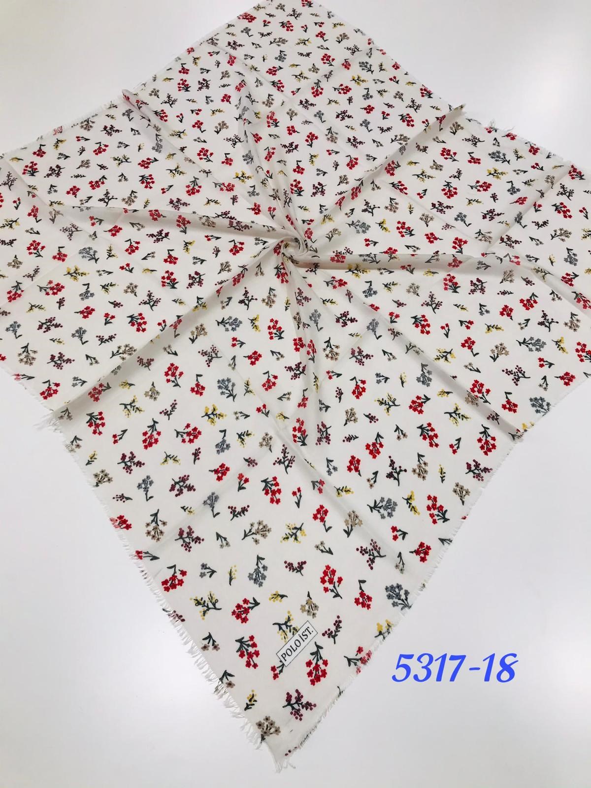5317 Flamlı Pamuk Eşarp