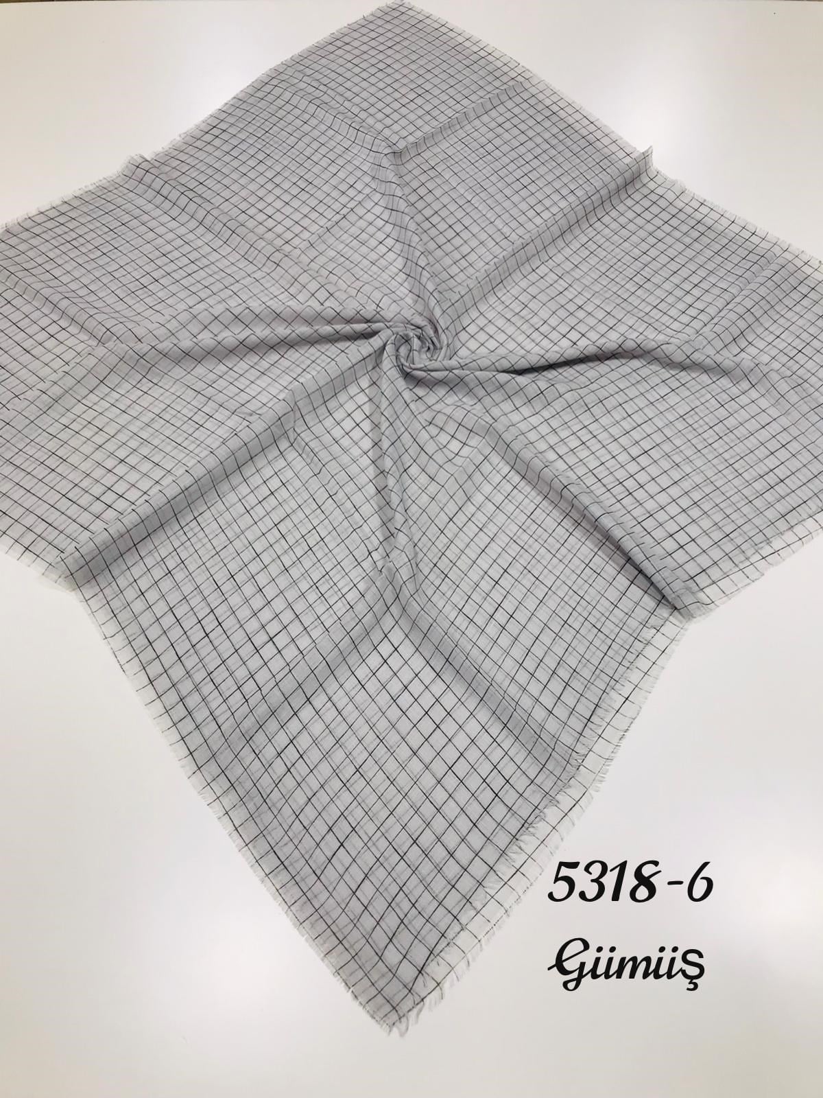 5318 Flamlı Pamuk Eşarp