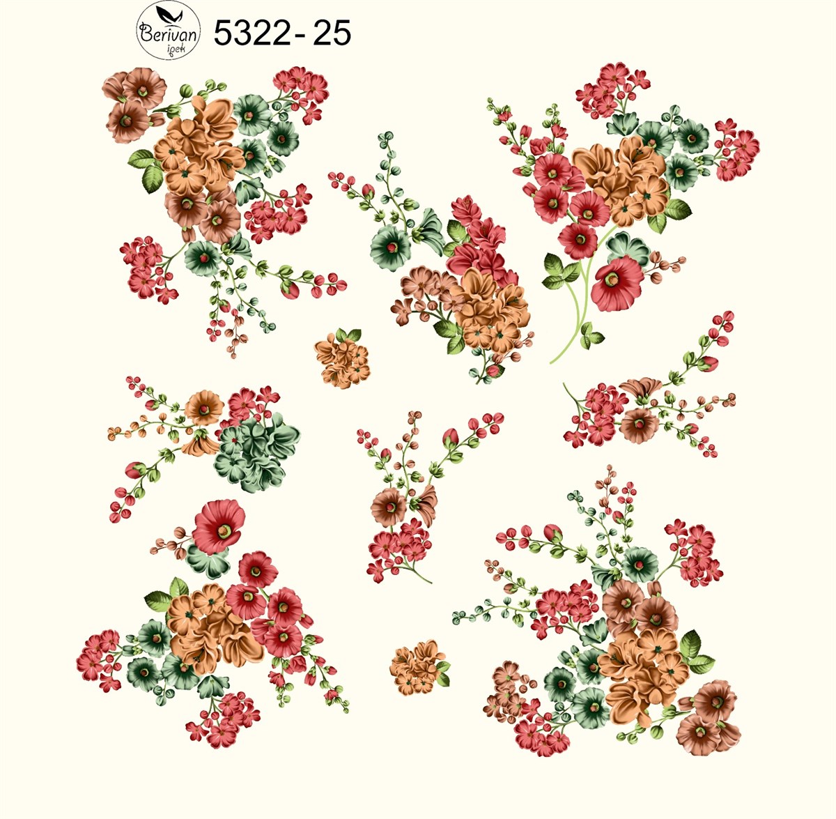 5322 Polyester Oyalık Yazma